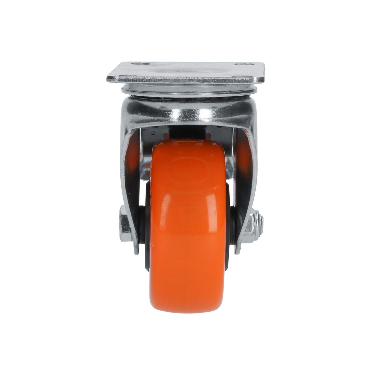 Rodaja De PVC Naranja Giratoria Con Freno 3, Surtek RV7B