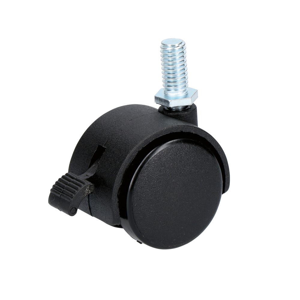 Rodaja Tipo Yoyo De Espiga Con Rosca Y Freno 40 mm, Surtek RY4RB
