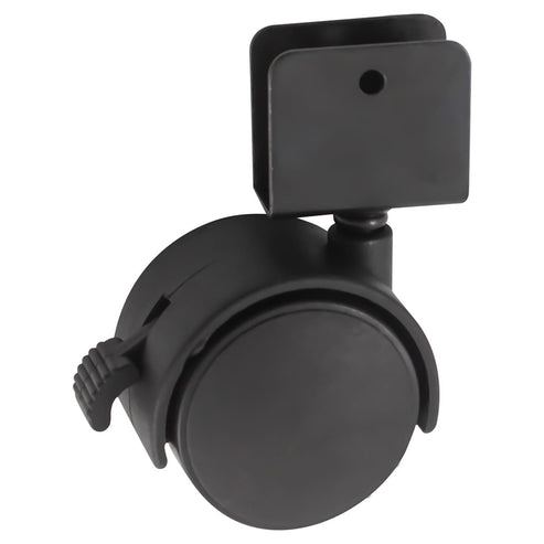 TIPO YOYO C/PLACA "U" c/freno 40X40MM (Precio x pieza - Empaque c/4 pzas) Y-2136-40