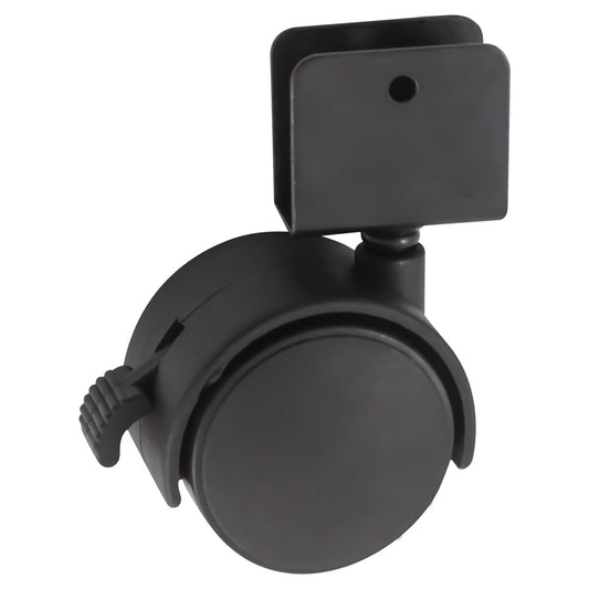 RODAJA TIPO YOYO C/PLACA "U" c/freno 50X46MM (Precio x pieza - Empaque c/4 pzas) Y-2136-50