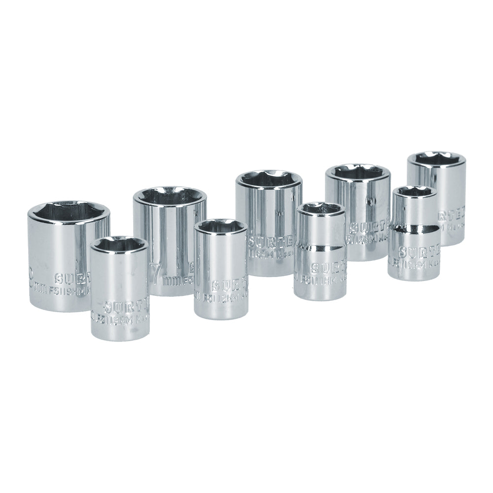 Juego De Dados Cuadro De 3/8, 6 Puntas, Surtek S06M