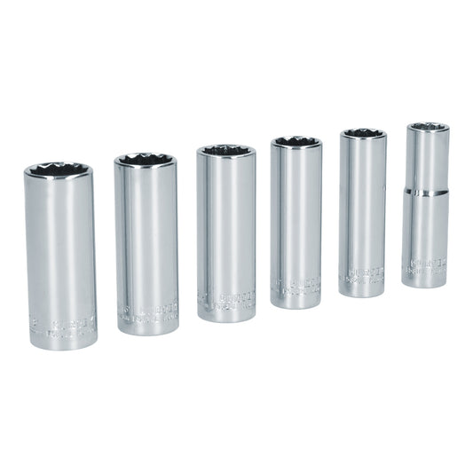 Juego De Dados Largos Cuadro De 1/2, 12 Puntas, Surtek S11S