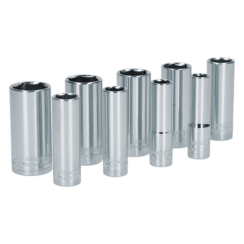 Juego De Dados Largos Cuadro De 3/8, 6 Puntas, Surtek S12S