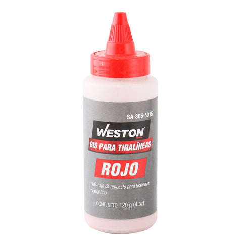 Gis Rojo para Tiralíneas 120 G (4 OZ) | SA-305-5015