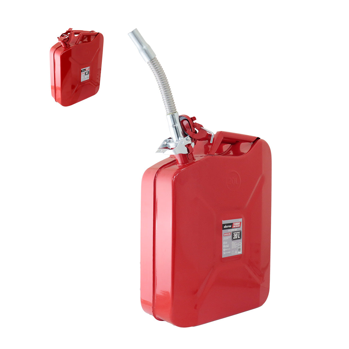 Tanque de Gasolina Metálico Rojo 20 L | SC-11987