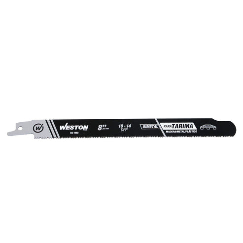 SEGUETA SABLE BIMETALICA DESARMADORA DE TARIMAS 8" 10/14DPP (JGO C/5 PZS)