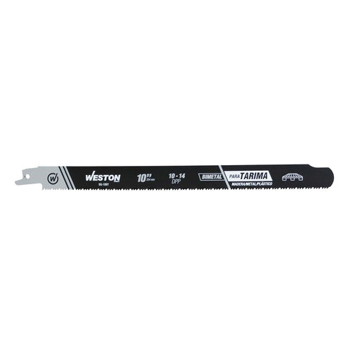 SEGUETA SABLE BIMETALICA DESARMADORA DE TARIMAS 10" 10/14DPP (JGO C/5 PZS)