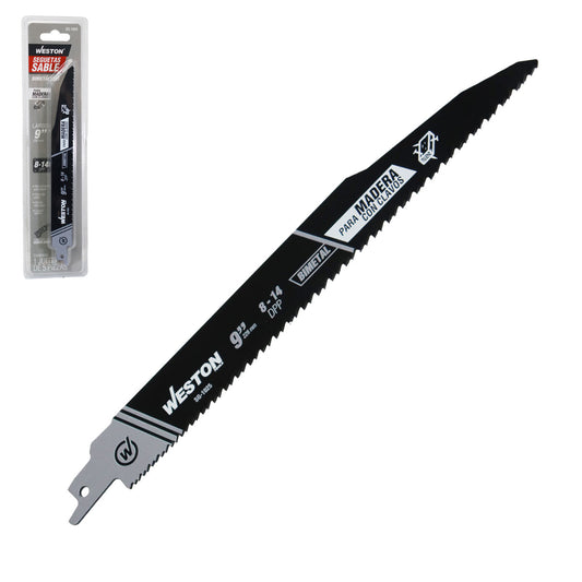 Segueta Sable Bimetálica 9" 8/14DPP (Juego con 5 Piezas) | SG-1025