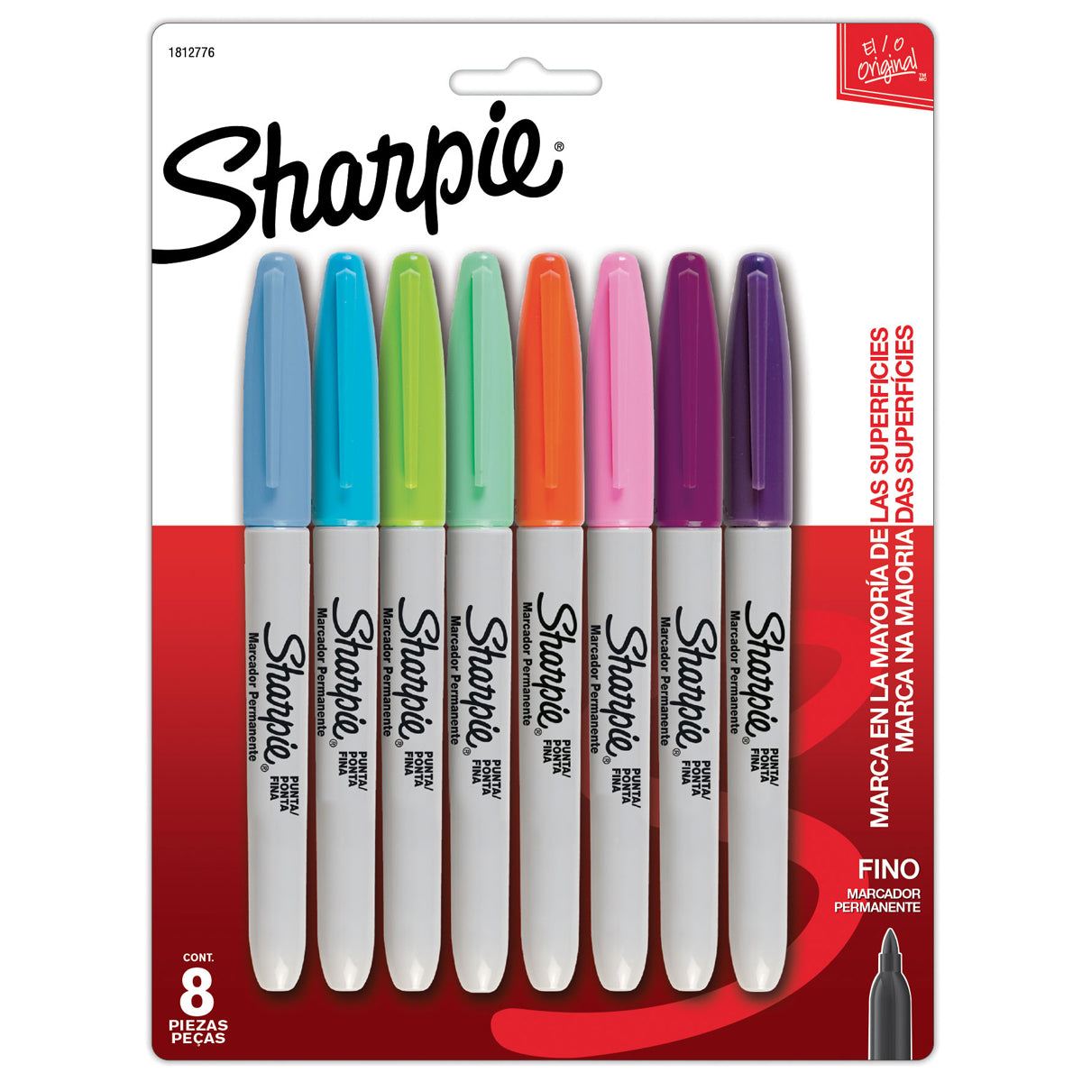 Marcador Permanente Sharpie Punta Fina Surtidos