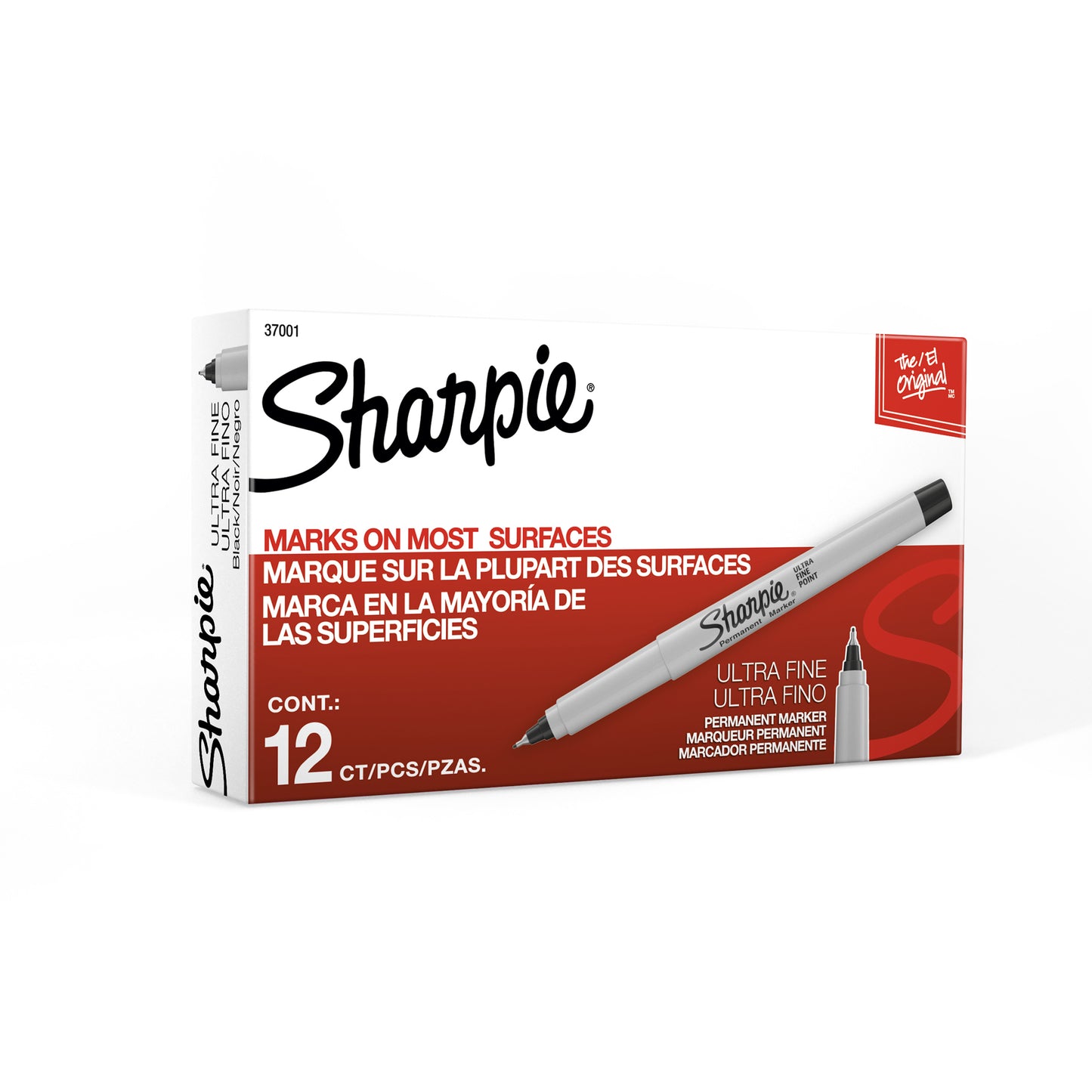 Marcador Permanente Sharpie Punta Ultrafina Negro