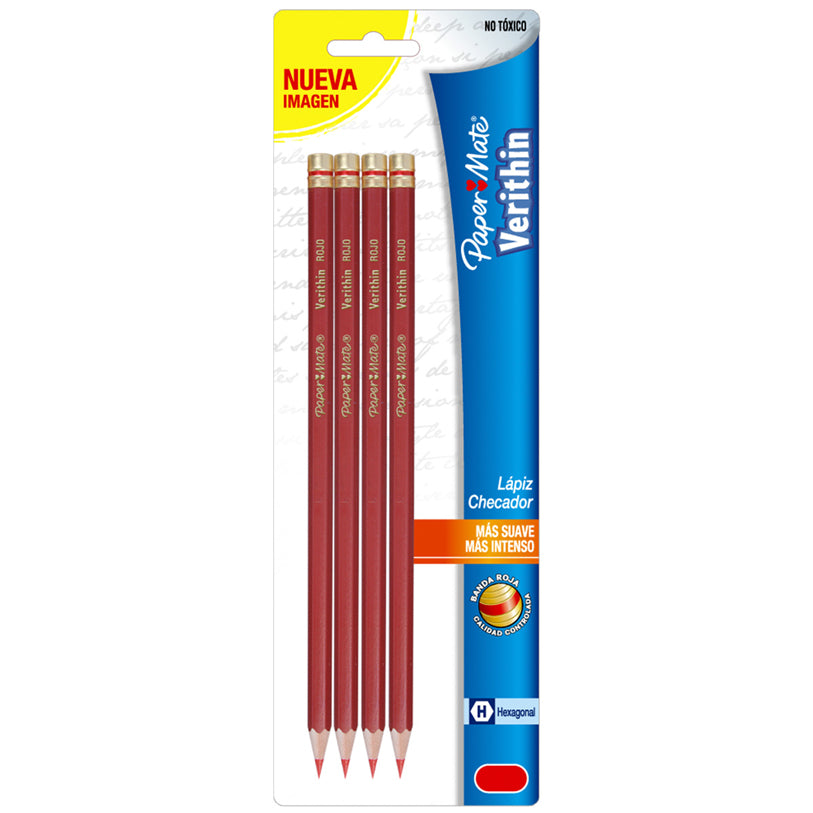 Lápiz Paper Mate Verithin Rojo