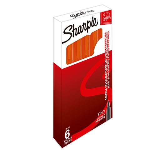 Marcador Permanente Sharpie Punta Fina Naranja
