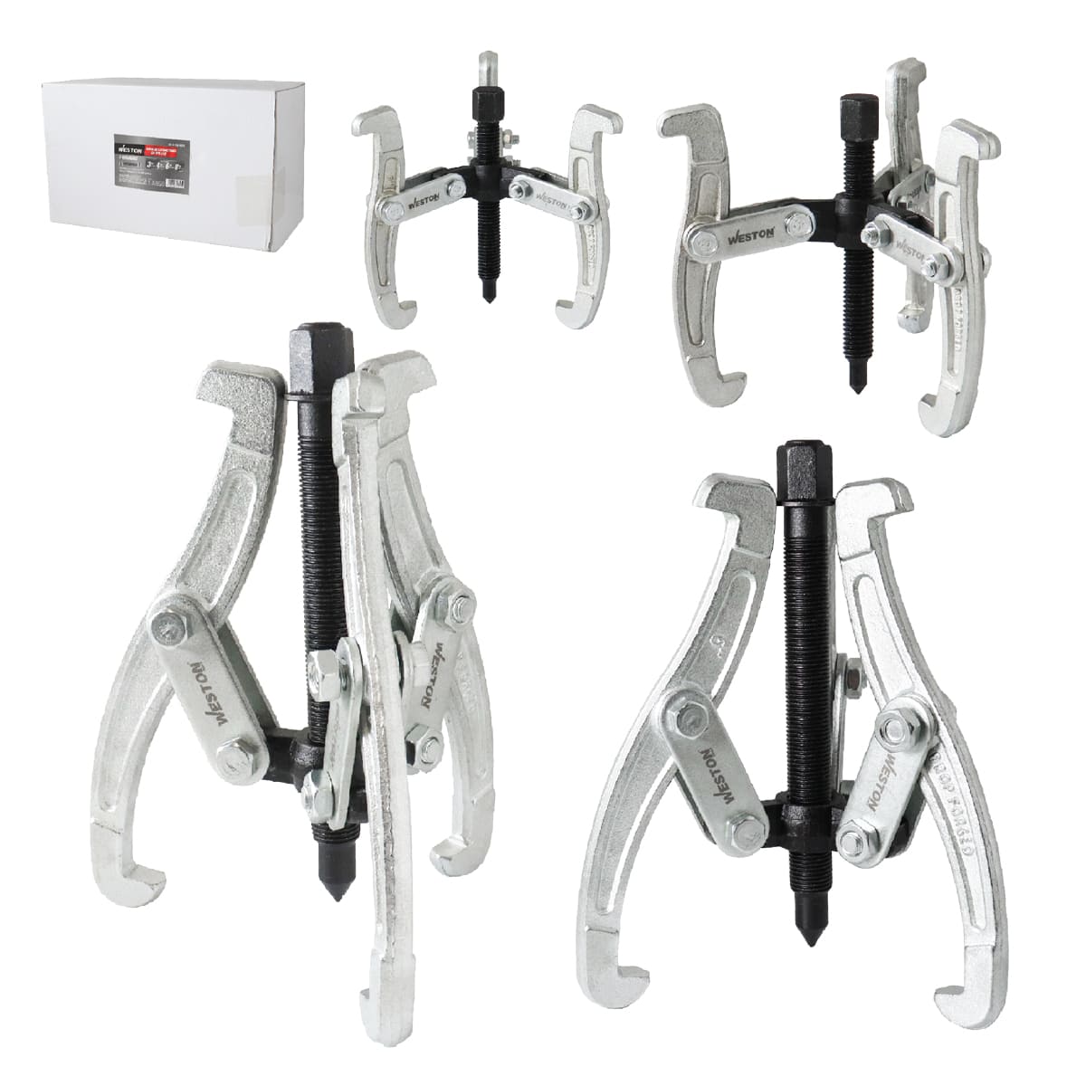 Juego Extractor de Poleas 3 Quijadas 3", 4", 6" y 8" | ST-5-153-0070