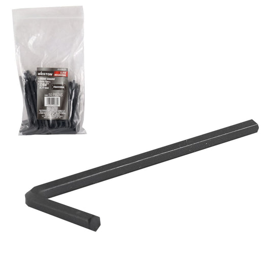 Llave Hexagonal L Corta Crv  7/64"  (precio X Pza - Empaque C/50 Pzas)