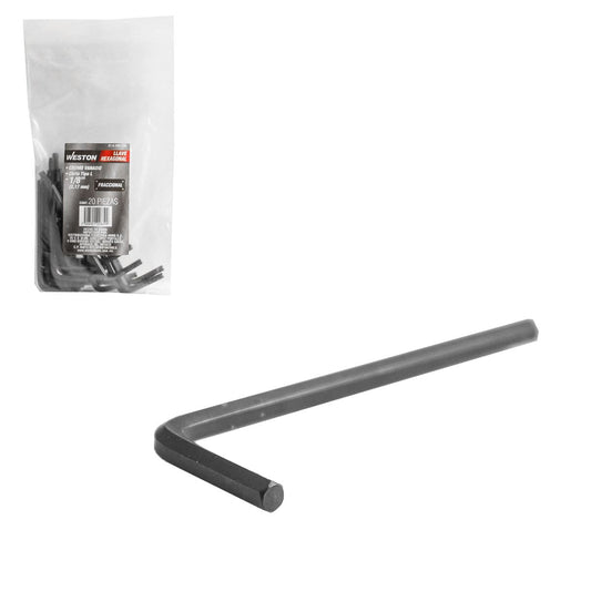 Llave Hexagonal L Corta Crv  1/8" (precio X Pza - Empaque C/20 Pzas)