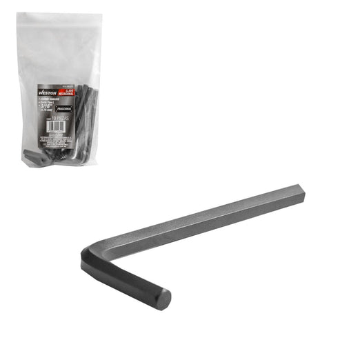 Llave Hexagonal L Corta Crv  3/16"  (precio X Pza - Empaque C/10 Pzas)