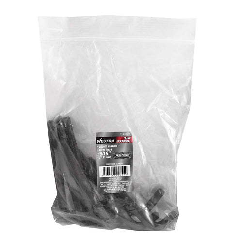 Llave Hexagonal L Corta Crv  5/16"  (precio X Pza - Empaque C/10 Pzas)
