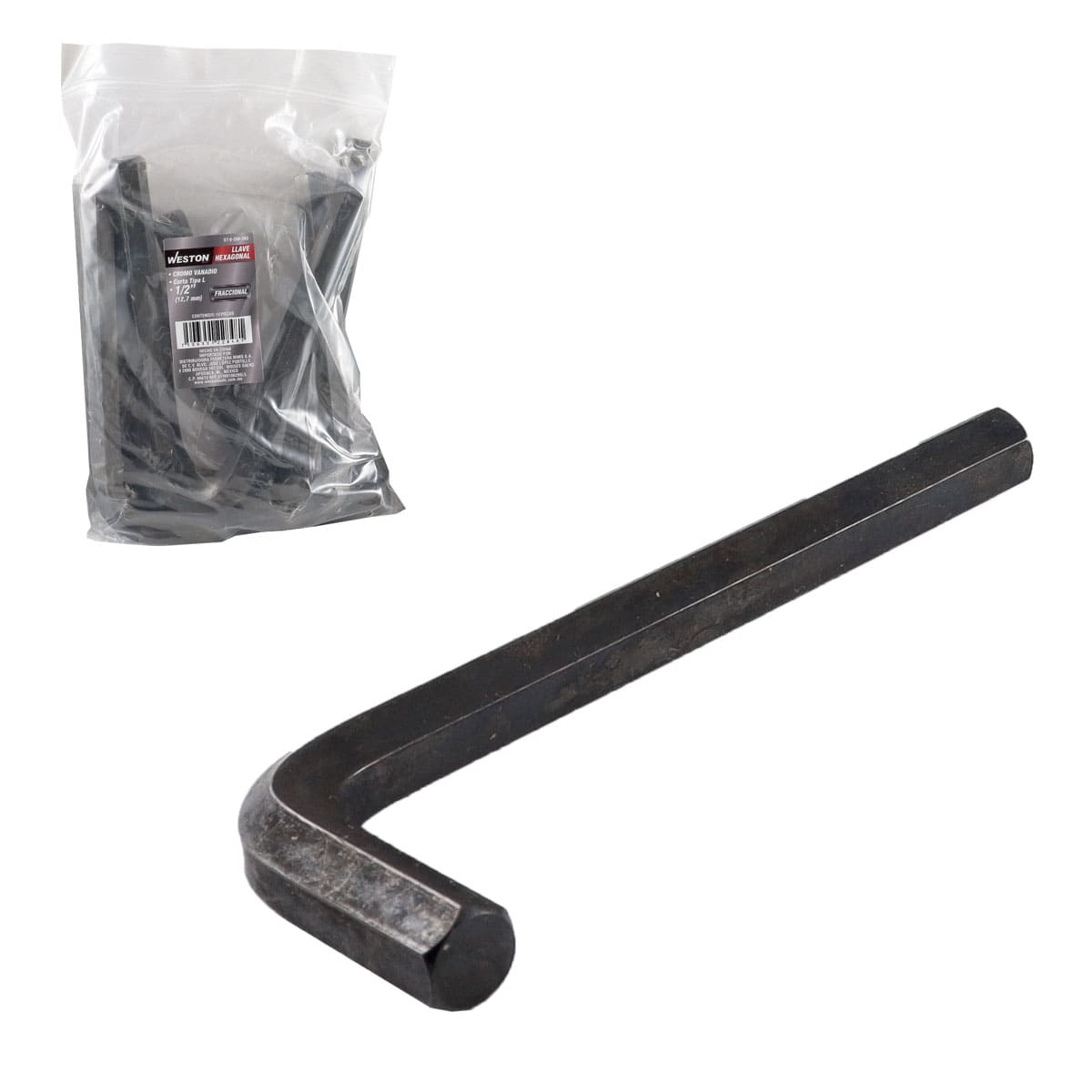 Llave Hexagonal L Corta Crv  14MM  (precio X Pza - Empaque C/5 Pzas)