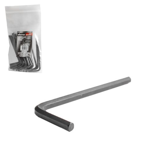 Llave Hexagonal L Corta Crv  4MM  (precio X Pza - Empaque C/20 Pzas)