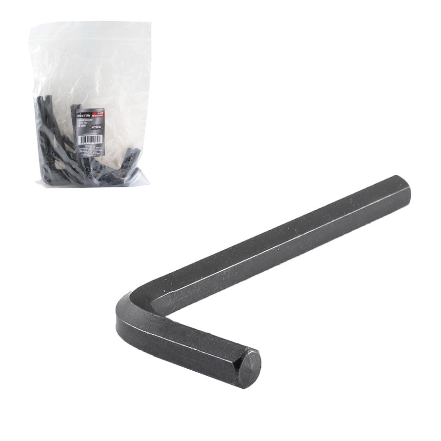 Llave Hexagonal L Corta Crv  8MM  (precio X Pza - Empaque C/10 Pzas)