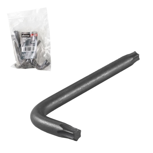 Llave Hex, L Puntas Torx Corta Crv  T30  (precio X Pza - Empaque C/10 Pzas)