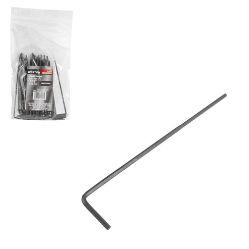 Llave Hex, L Larga 1/16" (precio X Pza - Empaque C/50 Pzas)