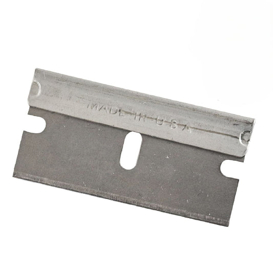 ST-6-300-036 NAVAJA DE UN FILO (BLISTER C/100) RESPALDO ACERO US BLADE