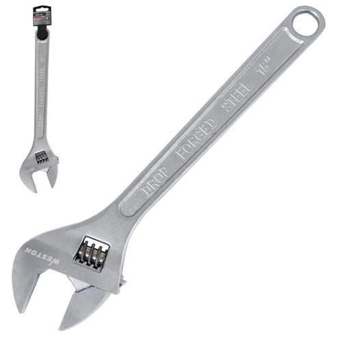 Llave Perica Cromada 15" (caja c/4 Pzs - Precio X Pieza)