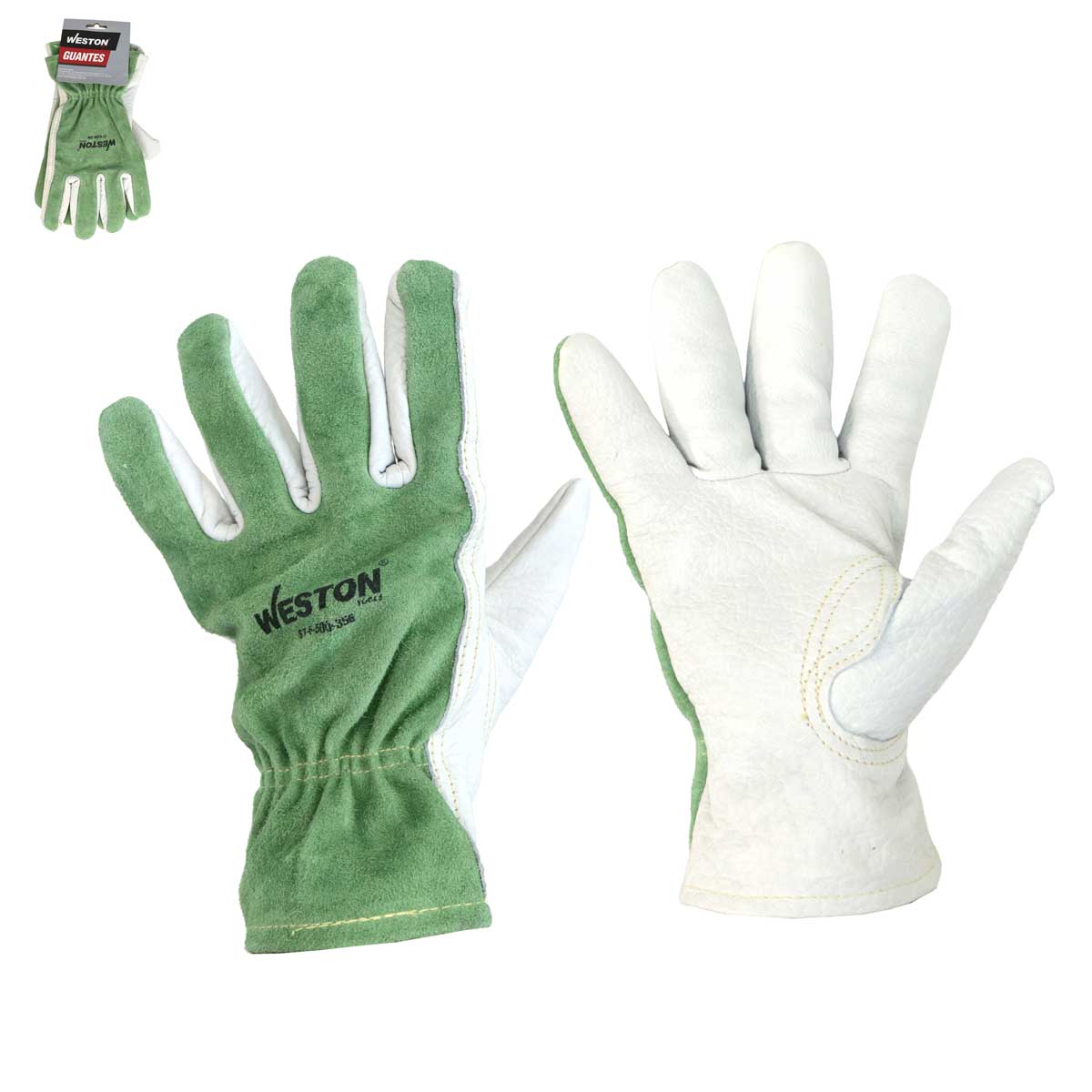 Guante De Trabajo De Piel De Bisonte Uso General Pulgar Keystone 9.6" | ST-6-500-356