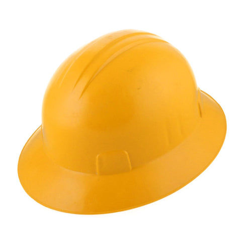 Casco De Seguridad Tipo Ala Ancha Con Ajuste De Intervalos Amarillo | ST-6-500-412