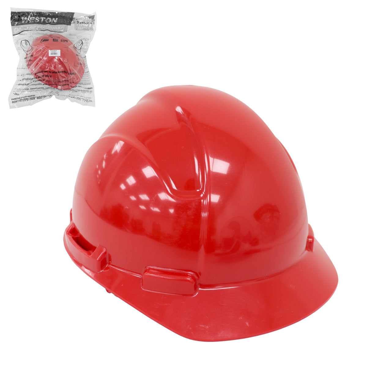 Casco De Seguridad Tipo Cachucha Con Ajuste De Intervalos Rojo | ST-6-500-415