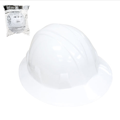 Casco De Seguridad Tipo Ala Ancha Con Matraca Blanco | ST-6-500-422