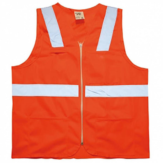 Chaleco Naranja Alta Visibilidad Talla G | ST-6-600-474