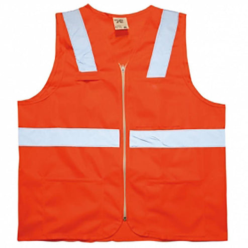 Chaleco Naranja Alta Visibilidad Talla M | ST-6-600-472