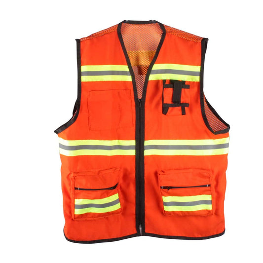 Chaleco Tipo Geólogo Con Jersey Y Ref Tex Bicolor Naranja L | ST-6-600-520