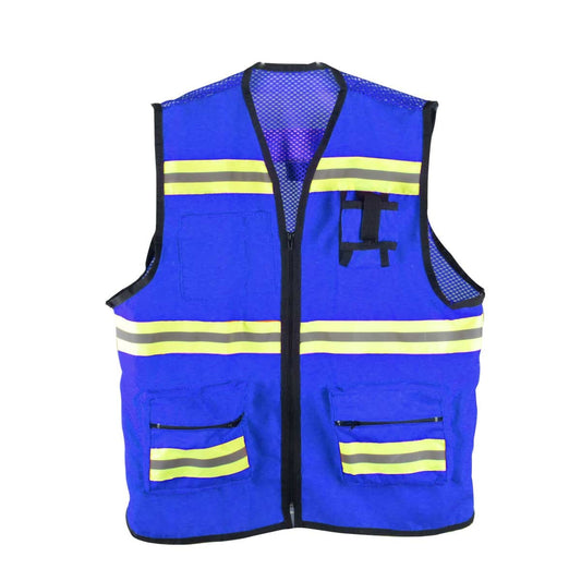 Chaleco Tipo Geólogo Con Jersey Y Ref Tex Bicolor Azul Rey L | ST-6-600-540