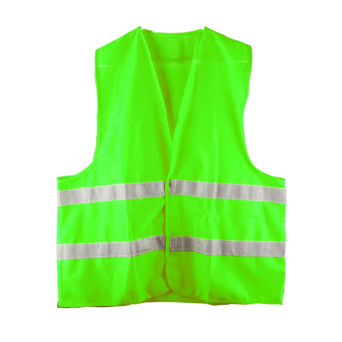 Chaleco Verde De Seguridad Clase Il Con Ajuste De Velcro