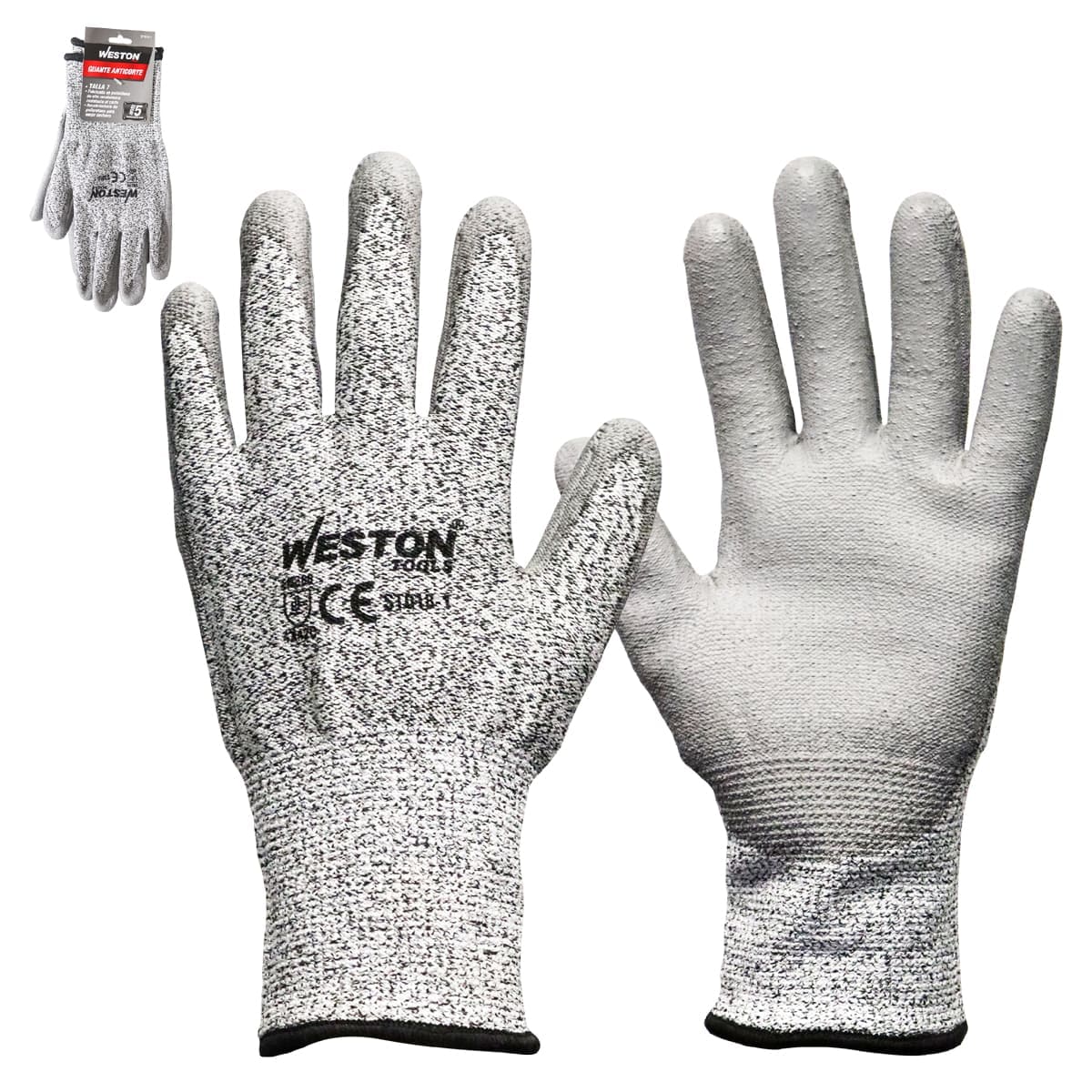 Guante Anticorte Weston Nivel 5 Talla 7 (Precio X Par - Empaque Con 10 Pares) | ST018-1