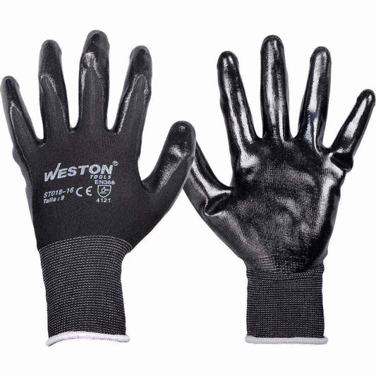 WST-ST018-1 Guante Nylon con Recubrimiento de Nitrilo 13G