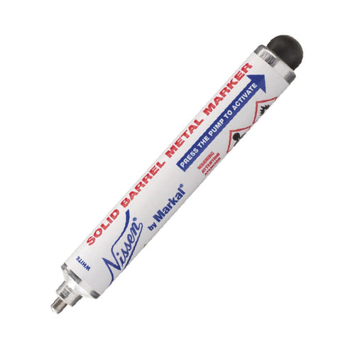 Marcador Nissen Solid Barrel Blanco | STM-028710