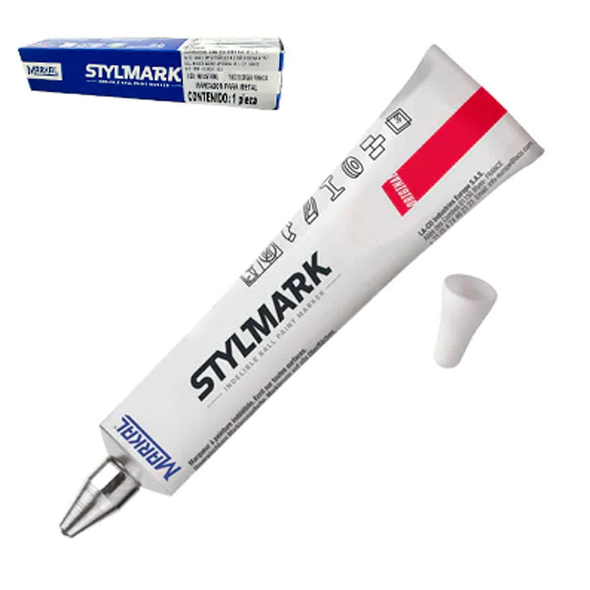 Marcador Stylmark Dura Ball Blanco | STM-096652