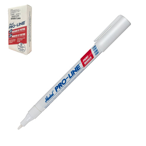 Marcador Punto Fino Proline Blanco | STM-096871