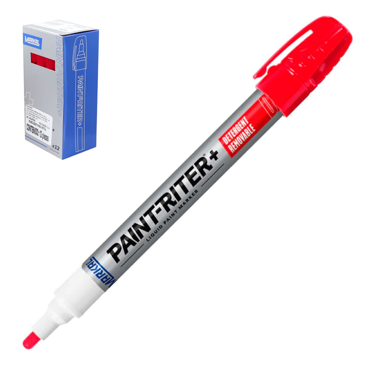 Marcador Prowash-D (Lavable) Rojo | STM-097012