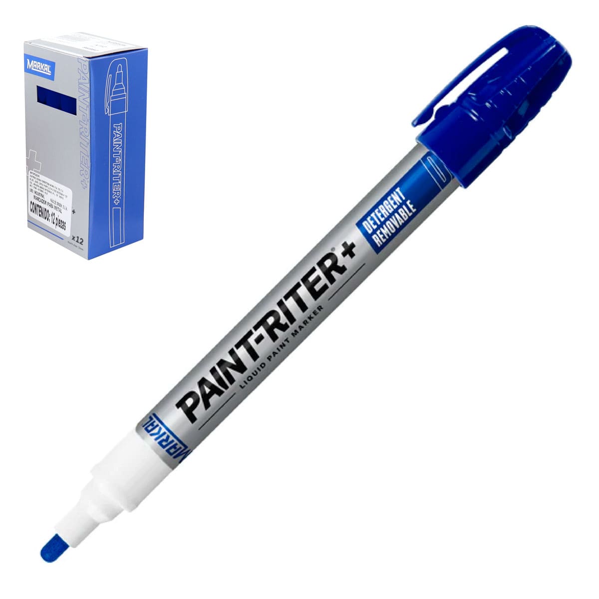 Marcador Prowash-D (Lavable) Azul | STM-097015