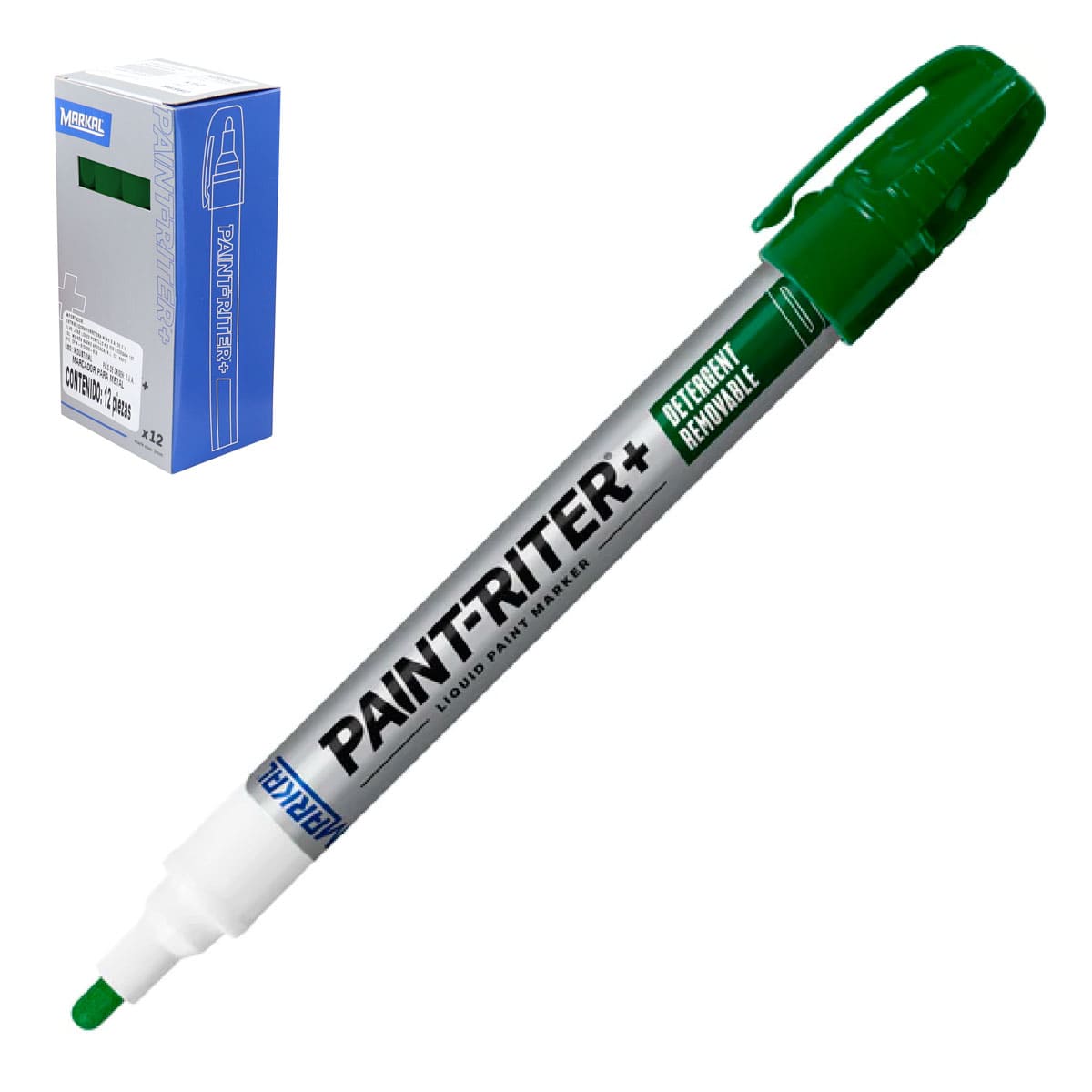 Marcador Prowash-D (Lavable) Verde | STM-097016