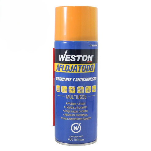 AFLOJATODO AEROSOL WESTON 280G (400ml) (Precio x Pieza- Caja C/12 pzs)