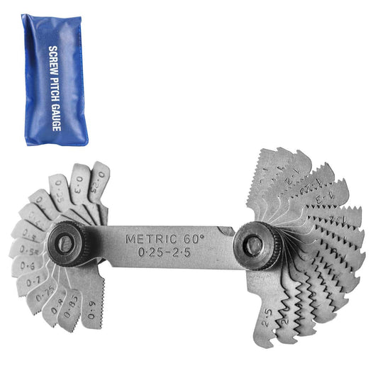 Contador de HILOS Métrico TPI 0.25-2.5 60° (28 Láminas) | STW-4823-60