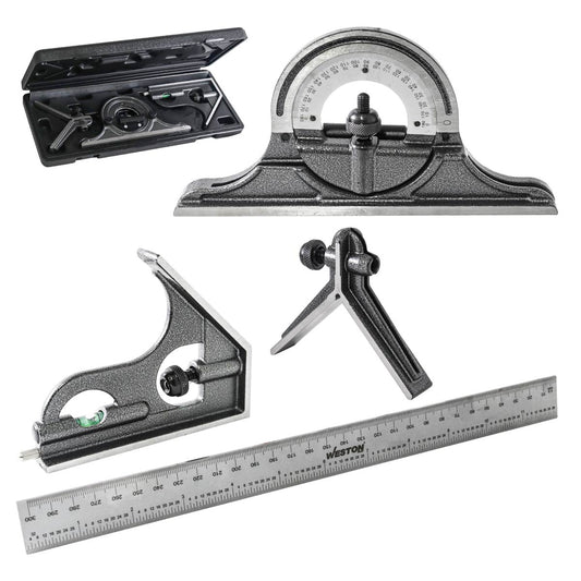 Escuadra Combinada Juego 4 Piezas | STW-9020