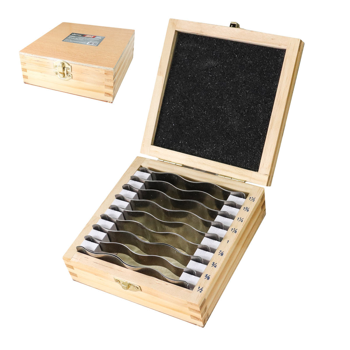 Paralelos Ondulados 1/2" - 1- 1/2" Juego 9 Pares | STW-9105