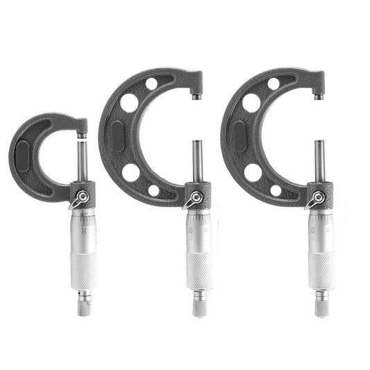 Juego Micrómetro para Exteriores Tipo MT 0 - 75MM 3 Piezas | STW-9275